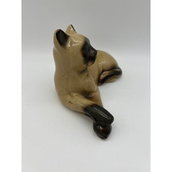 Vintage Siamese Cat Porcelain Figurine 4056 MCS Made in Brazil - Picture 2 of 10